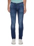 Main View - Click To Enlarge - DENHAM - 'Noos Bolt' Slim Fit Whiskered Denim Jeans