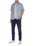 Figure View - Click To Enlarge - DENHAM - 'Noos Bolt' Slim Fit Whiskered Denim Jeans