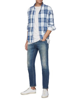 Figure View - Click To Enlarge - DENHAM - 'Razor' 7 years SELVEDGE denim slim jeans