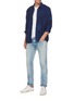 Figure View - Click To Enlarge - DENHAM - 'Razor' medium wash slim jeans