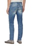 Back View - Click To Enlarge - DENHAM - 'Razor' 8 years SELVEDGE denim slim distressed jeans