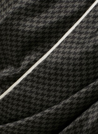 Detail View - Click To Enlarge - HELLESSY - HALSEY' HOUNDSTOOTH SILK TOP