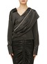 Main View - Click To Enlarge - HELLESSY - HALSEY' HOUNDSTOOTH SILK TOP