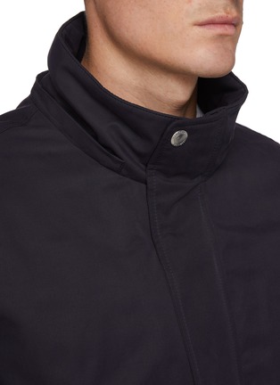 Detail View - Click To Enlarge - BRUNELLO CUCINELLI - Padded lightweight gabardine parka jacket