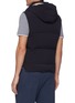 Back View - Click To Enlarge - BRUNELLO CUCINELLI - Taffeta hooded down vest