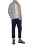Figure View - Click To Enlarge - BRUNELLO CUCINELLI - Tipped Crewneck Cashmere Sweater