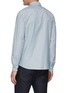 Back View - Click To Enlarge - BRUNELLO CUCINELLI - Panama stripe cotton shirt