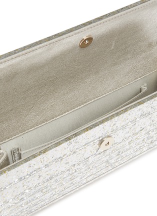 Detail View - Click To Enlarge - JIMMY CHOO - 'Sweetie' coarse glitter acrylic clutch