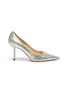 Main View - Click To Enlarge - JIMMY CHOO - 'Love' Glitter-coated Point Toe Pumps