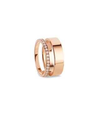 Main View - Click To Enlarge - REPOSSI - 'Berbère' diamond rose gold ring