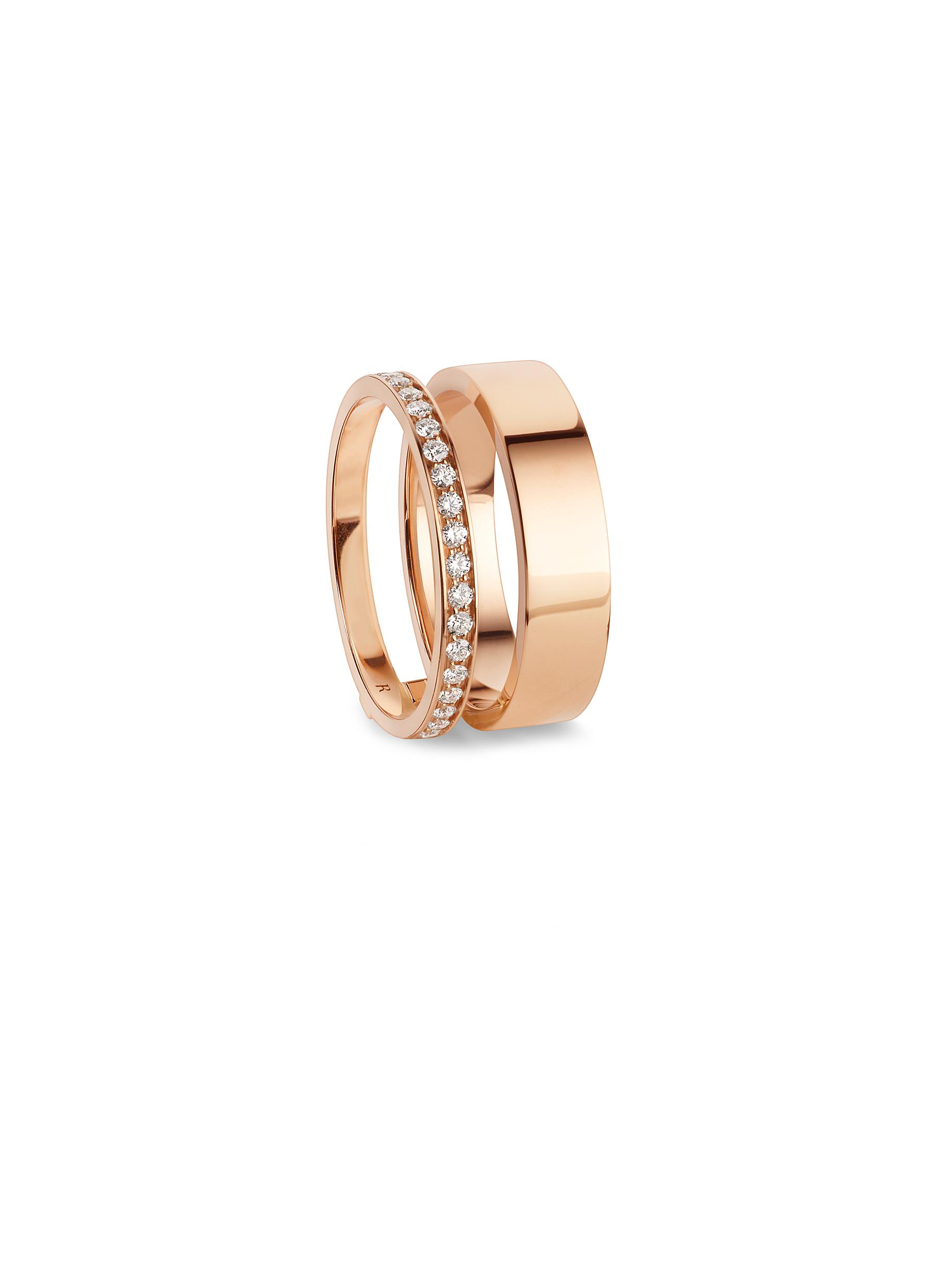 ’Berbère’ diamond rose gold ring