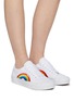 Figure View - Click To Enlarge - VANS - Lampin 86 DX' rainbow low top canvas sneakers