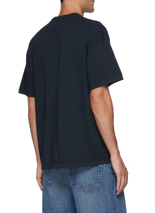 Back View - Click To Enlarge - RHUDE - Crewneck Short Sleeve Mirror T-Shirt