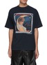 Main View - Click To Enlarge - RHUDE - Crewneck Short Sleeve Graphic T-Shirt