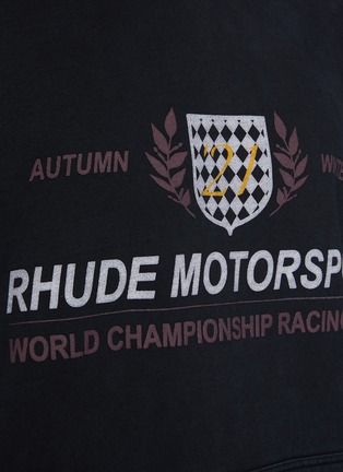  - RHUDE - Motor Crest Pullover Hoodie
