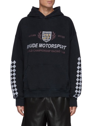Main View - Click To Enlarge - RHUDE - Motor Crest Pullover Hoodie