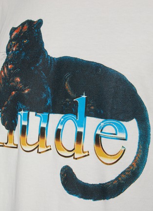  - RHUDE - Crewneck Short Sleeve Leopard T-Shirt