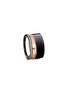 Main View - Click To Enlarge - REPOSSI - Berbère chromatic' 10 years anniversary limited edition diamond black lacquer rose gold ring