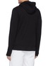 Back View - Click To Enlarge - JAMES PERSE - Supima Cotton Drawstring Zip Up Hoodie
