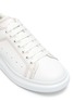 Detail View - Click To Enlarge - ALEXANDER MCQUEEN - 'Larry' Rainbow Stitch Leather Sneakers