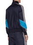 Back View - Click To Enlarge - VALENTINO GARAVANI - All-over V Logo Jacquard Colourblock Nylon Jacket