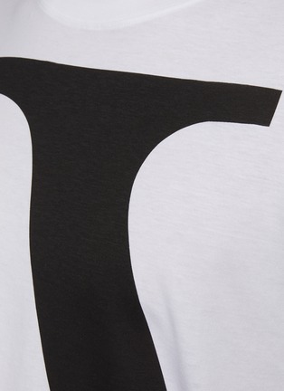  - VALENTINO GARAVANI - Large Logo Print Cotton Jersey T-Shirt
