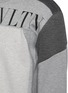 - VALENTINO GARAVANI - VLTN Logo Print Colourblock Patchwork Cotton Sweatshirt