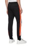 Back View - Click To Enlarge - VALENTINO GARAVANI - VLTN Logo Patch Side Stripe Jogger Pants