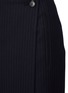 Detail View - Click To Enlarge - PRADA - Pinstripe Pencil Skirt with Two-Slit Front