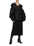 Figure View - Click To Enlarge - PRADA - Fold Over Shoulder Triangular Pouch Nylon Bomber Jacket