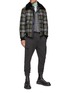 Figure View - Click To Enlarge - MACKAGE - Theo-NV' Plaid Wool Blend Bomber Jacket
