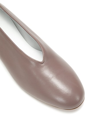 Detail View - Click To Enlarge - GRAY MATTERS - Mildred Piccola' leather ballerinas