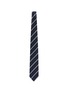 Figure View - Click To Enlarge - STEFANOBIGI MILANO - Volga' Striped Cotton Silk Blend Tie