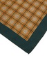 Detail View - Click To Enlarge - STEFANOBIGI MILANO - Centre Gingham Print Wool Handkerchief
