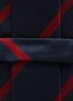 Detail View - Click To Enlarge - STEFANOBIGI MILANO - Senna' Striped Silk Twill Tie