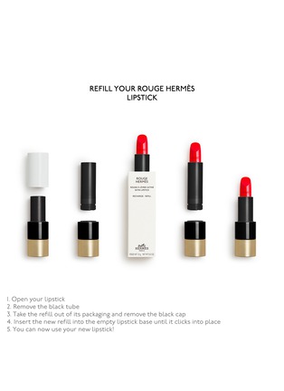  - HERMÈS - Rouge Hermès Satin Lipstick Refill – Beige Kalahari