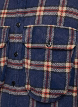  - R13 - Upscaled Chest Pocket Oversized Plaid Cotton Shirt