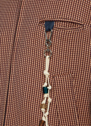  - SONG FOR THE MUTE - Rope Harness Detail Check Jacket
