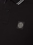  - STONE ISLAND - Logo Patch Contrast Trim Cotton Pique Polo Shirt