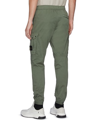 Back View - Click To Enlarge - STONE ISLAND - Logo Patch Jogger Pants