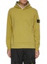 Main View - Click To Enlarge - STONE ISLAND - Brushed Cotton Fleece Hoodie