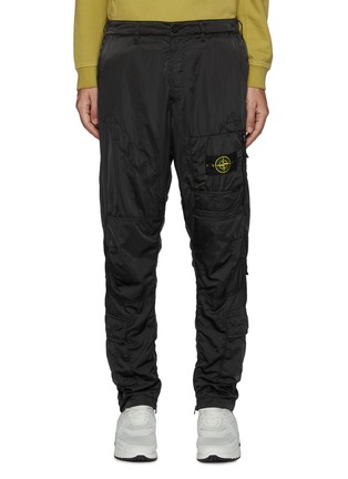 Main View - Click To Enlarge - STONE ISLAND - Raso Quilted Cargo Jogger Pants