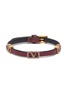 Main View - Click To Enlarge - VALENTINO GARAVANI - Valentino Garavani 'VSLING' Rhinestone embellished Leather Bracelet