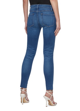 Back View - Click To Enlarge - FRAME - Le Skinny De Jeanne' Raw Hem Jeans