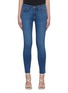 Main View - Click To Enlarge - FRAME - Le Skinny De Jeanne' Raw Hem Jeans