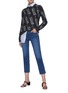 Figure View - Click To Enlarge - FRAME -  ''Le Pixie Sylvie' raw hem slim jeans
