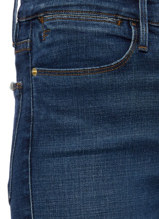  - FRAME - Le High Skinny' medium wash hemp jeans