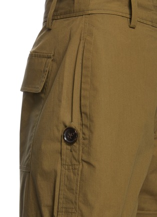  - FRAME DENIM - Patch Pocket Roll-up Hem Cotton Blend Shorts