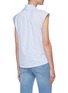 Back View - Click To Enlarge - FRAME - Lindsay' V neck sleeveless cotton top