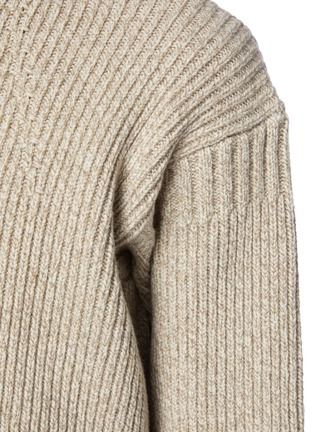  - JACQUEMUS - La Maille Baja' Cuffed Wool Blend Crewneck Sweater